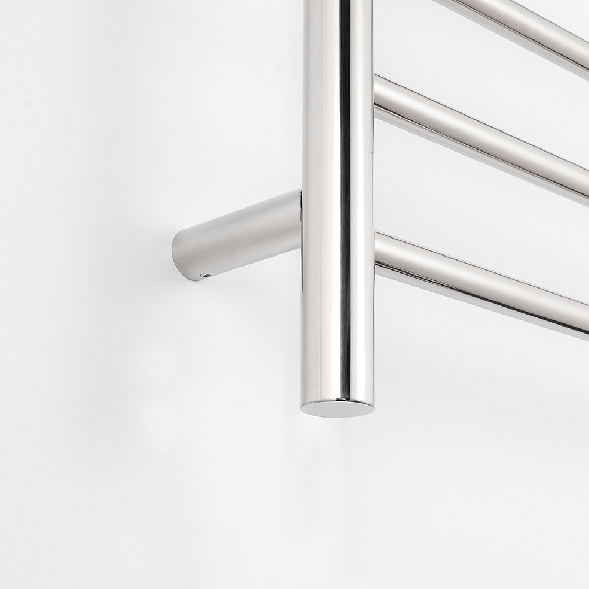 RADIANT - RTR530 Heated Round Ladder 530x700 mm Mirror Polished - Heated Towel Rails - from our - Radiant - supplier–available at Bathroom City Perth