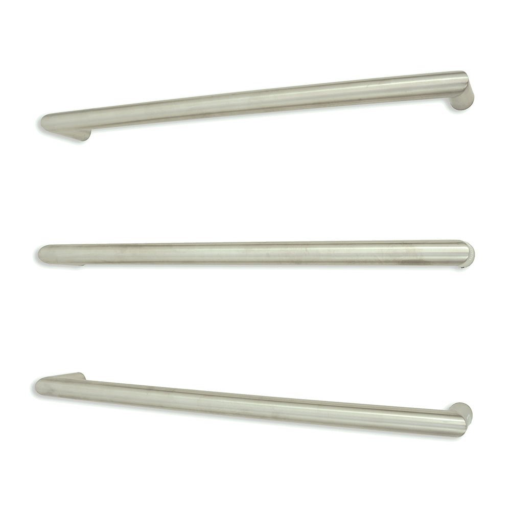 RADIANT - SBRTR - 650 Low Voltage Single Round Bar 650mm Mirror Polished - Heated Towel Rails - from our - Radiant - supplier–available at Bathroom City Perth