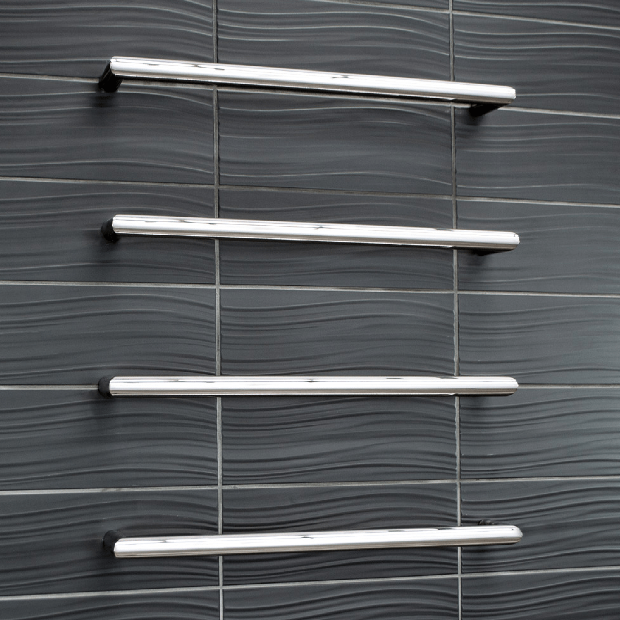 RADIANT - SBRTR - 800 Low Voltage Single Round Bar 800mm Mirror Polished - Heated Towel Rails - from our - Radiant - supplier–available at Bathroom City Perth