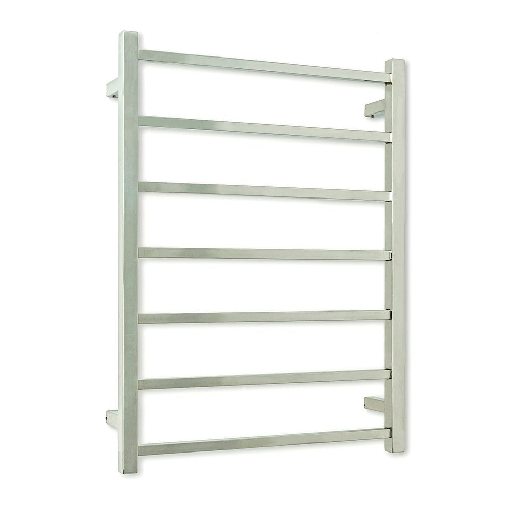 RADIANT - STR01 Heated Square Ladder 600x800mm Mirror Polished - Heated Towel Rails - from our - Radiant - supplier–available at Bathroom City Perth