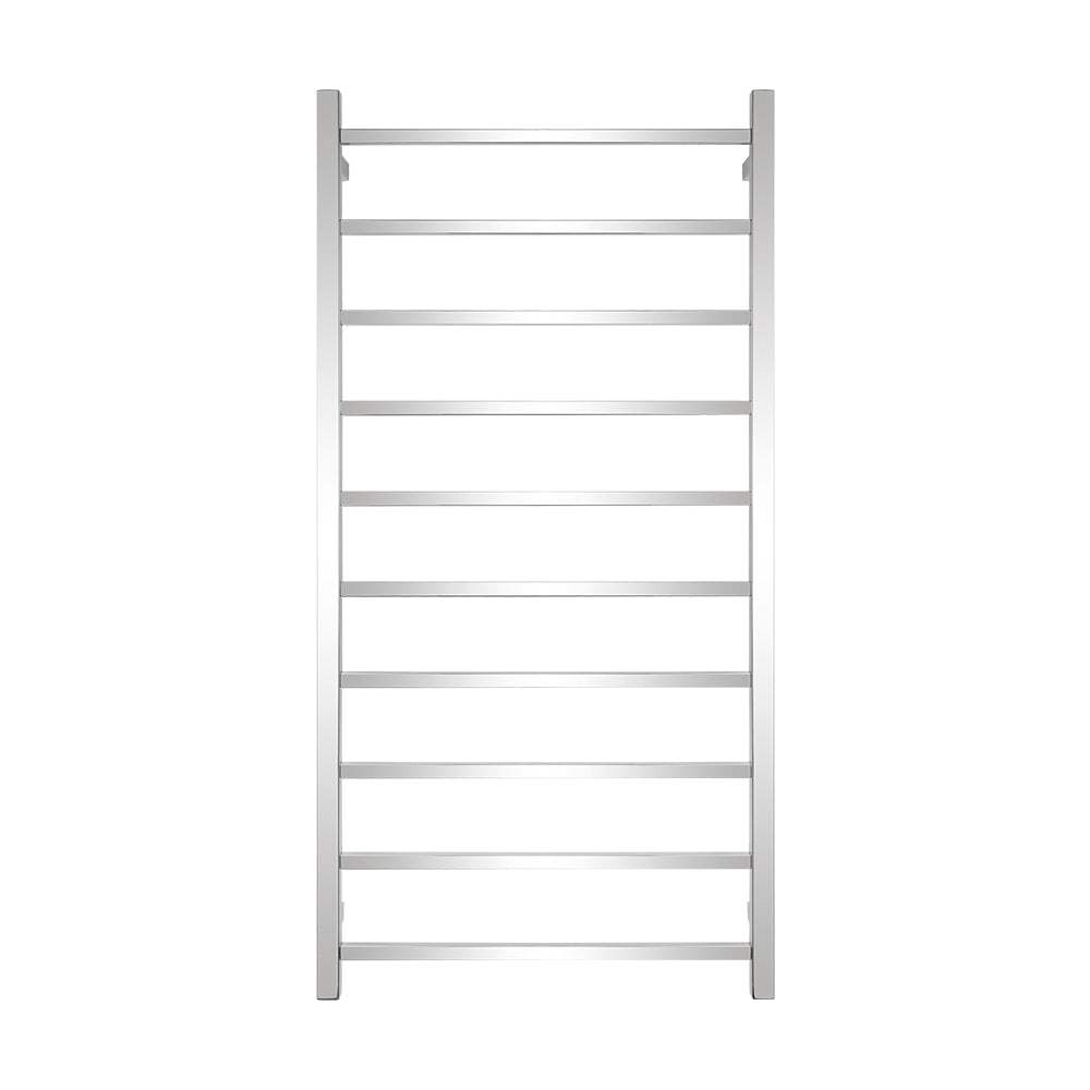 RADIANT - STR02 Heated Square Ladder 600X1200mm Mirror Polished - Heated Towel Rails - from our - Radiant - supplier–available at Bathroom City Perth