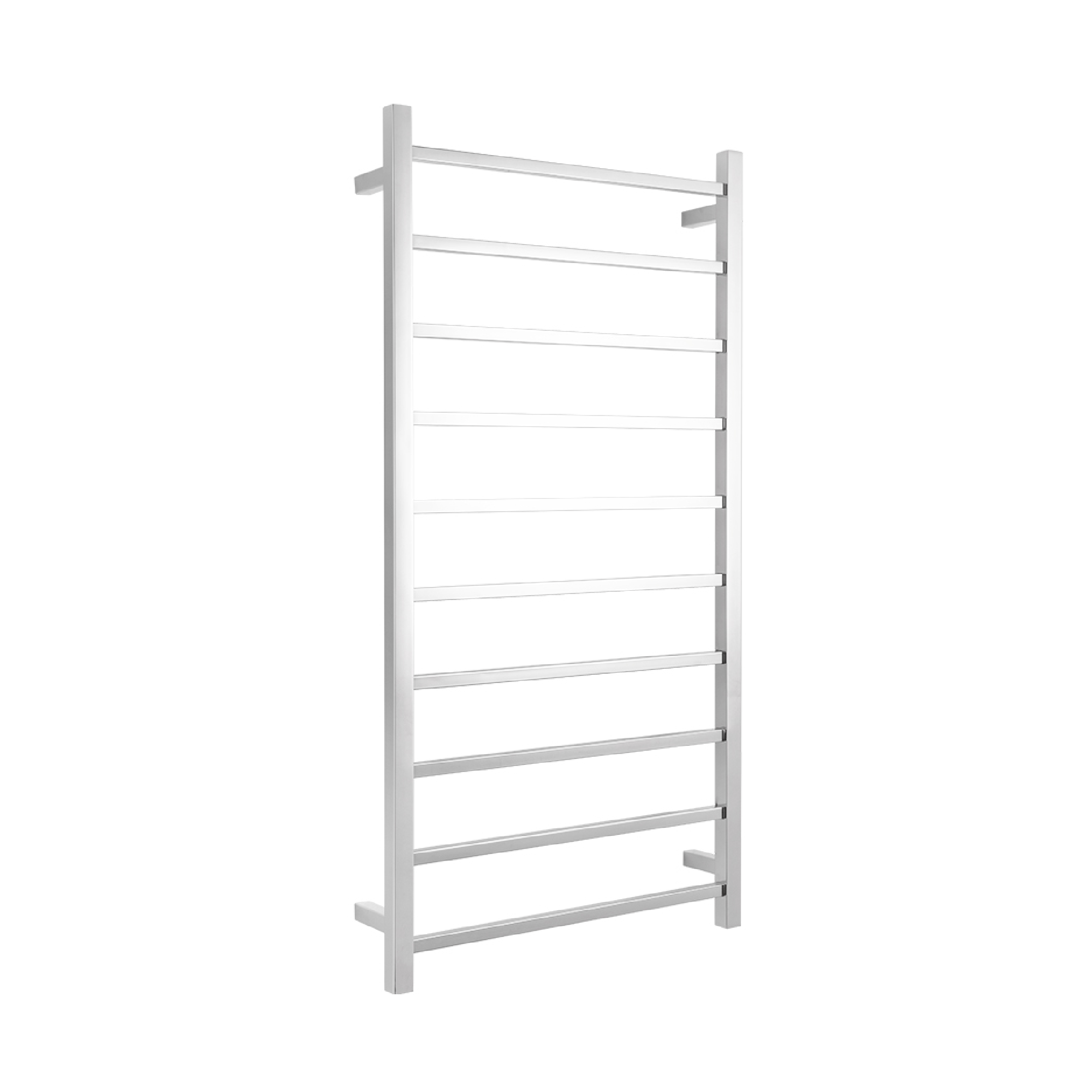 RADIANT - STR02 Heated Square Ladder 600X1200mm Mirror Polished - Heated Towel Rails - from our - Radiant - supplier–available at Bathroom City Perth
