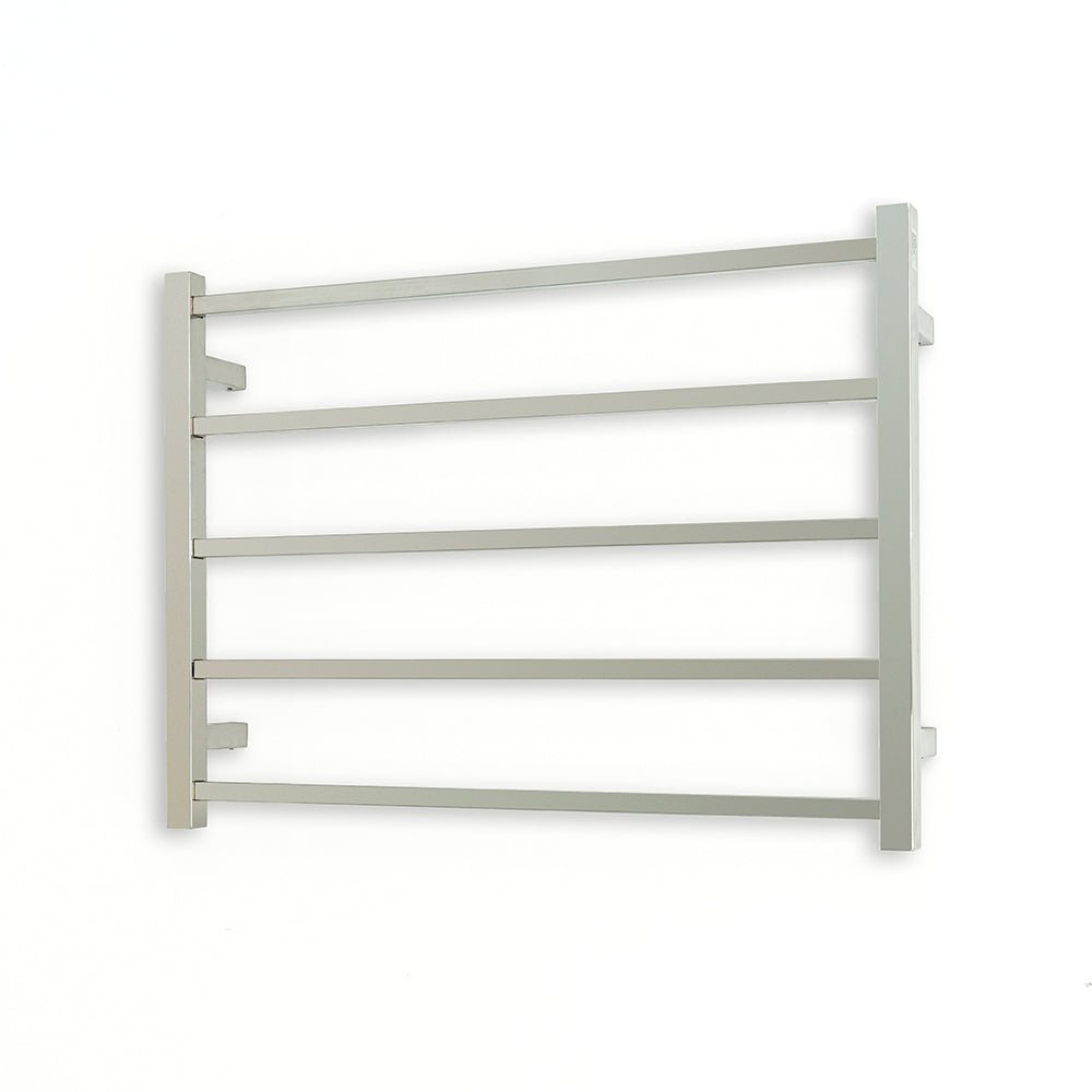 RADIANT - STR03 Heated Square Ladder 750x550mm Mirror Polished - Heated Towel Rails - from our - Radiant - supplier–available at Bathroom City Perth