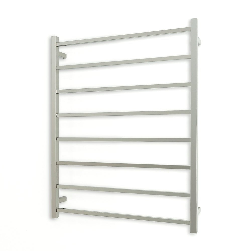 RADIANT - STR05 Heated Square Ladder 800x1000mm Mirror Polished - Heated Towel Rails - from our - Radiant - supplier–available at Bathroom City Perth