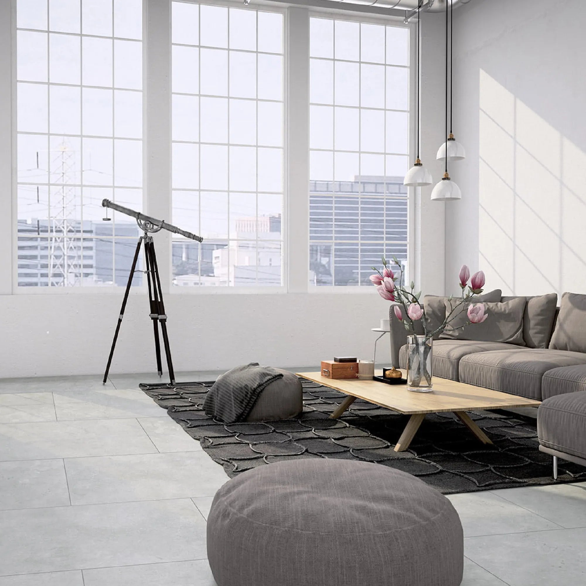 SW - Kross White 300x600mm Matt Smooth Grip-Tiles-from our-Stoneworld-supplier–available at Bathroom City Perth