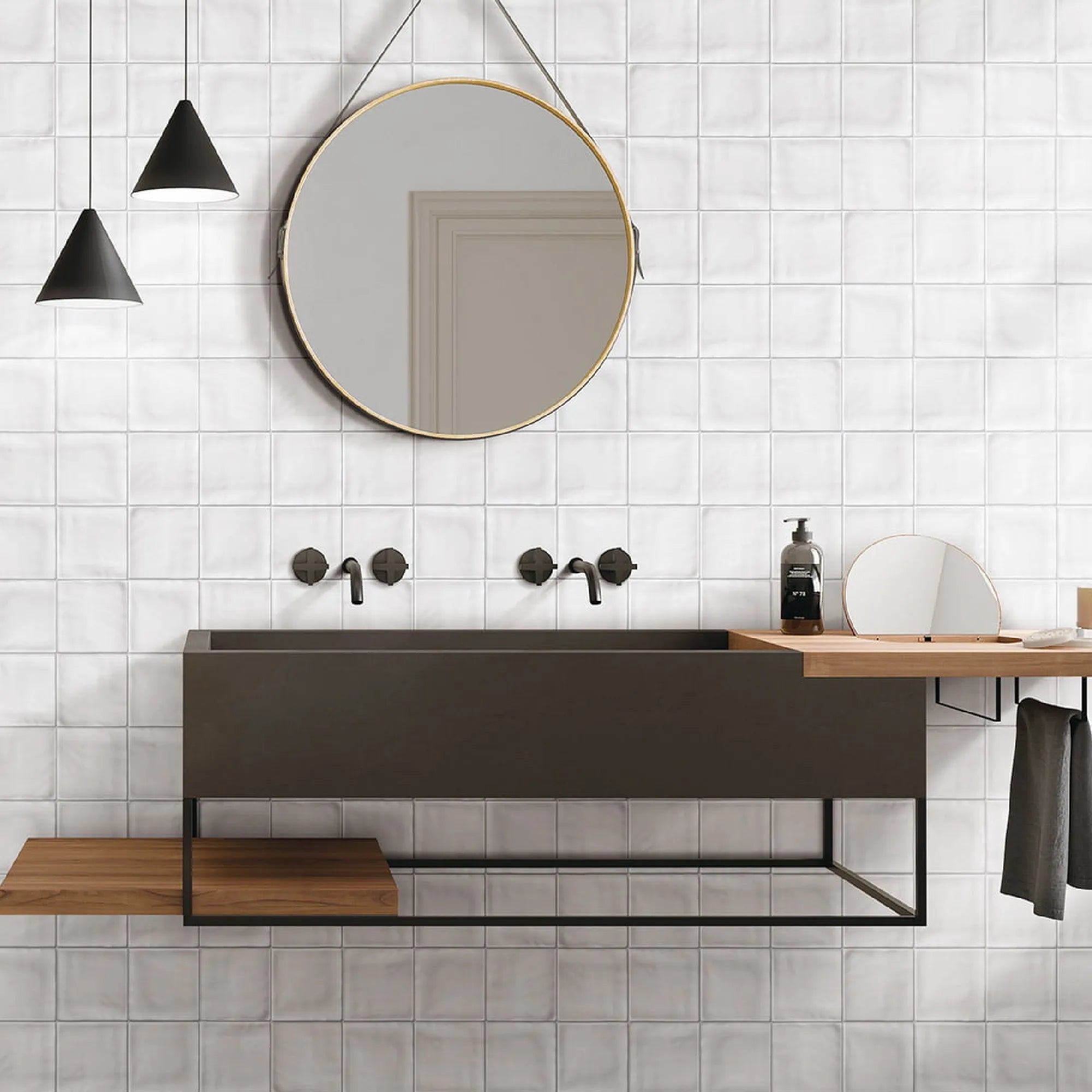 SW - Luxe Daylight 100x100mm Gloss-Tiles-from our-Stoneworld-supplier–available at Bathroom City Perth