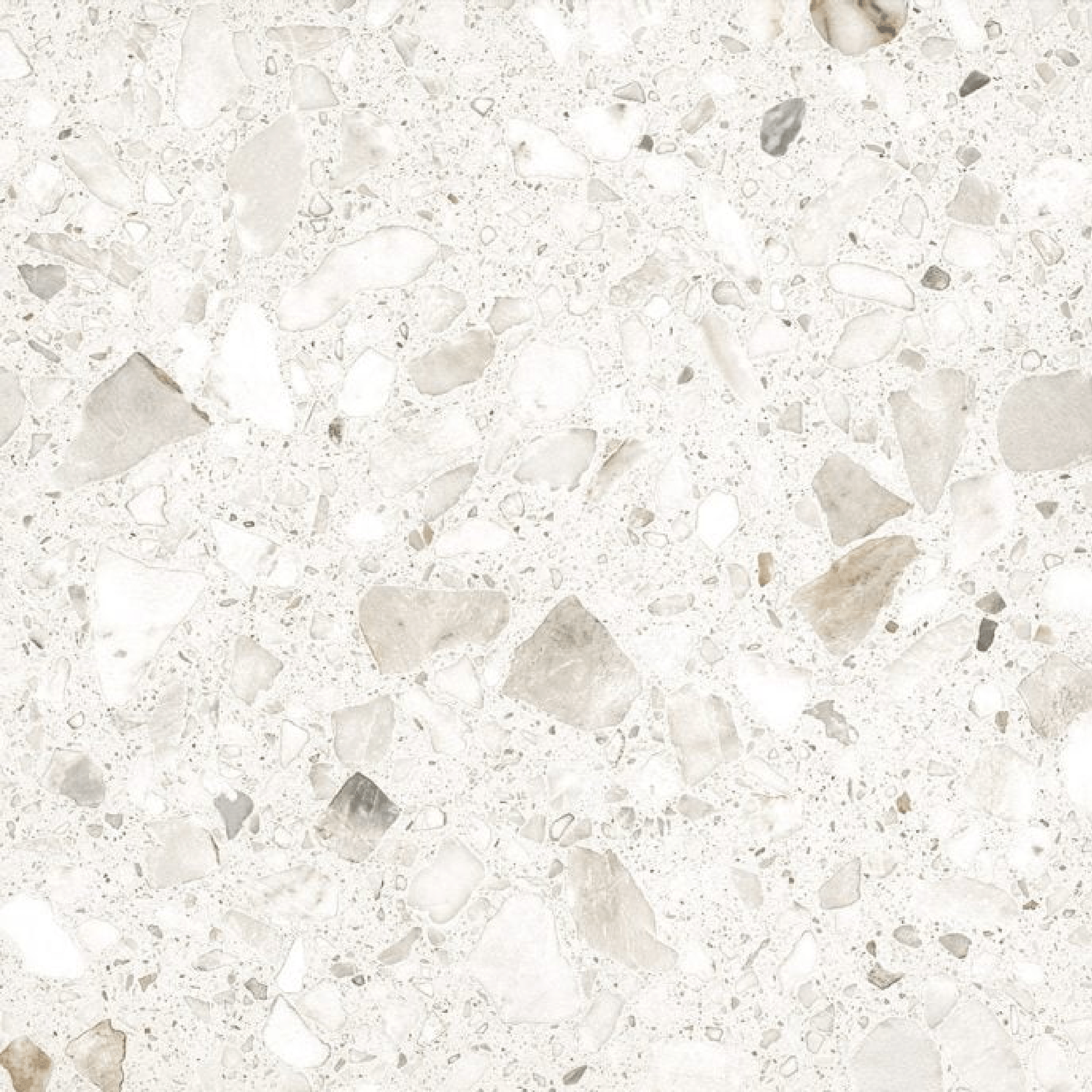 SW - Terrazzo Stone Marshmellow 600x600mm Matt Smooth Grip - Tiles - from our - Bathroom City - supplier–available at Bathroom City Perth