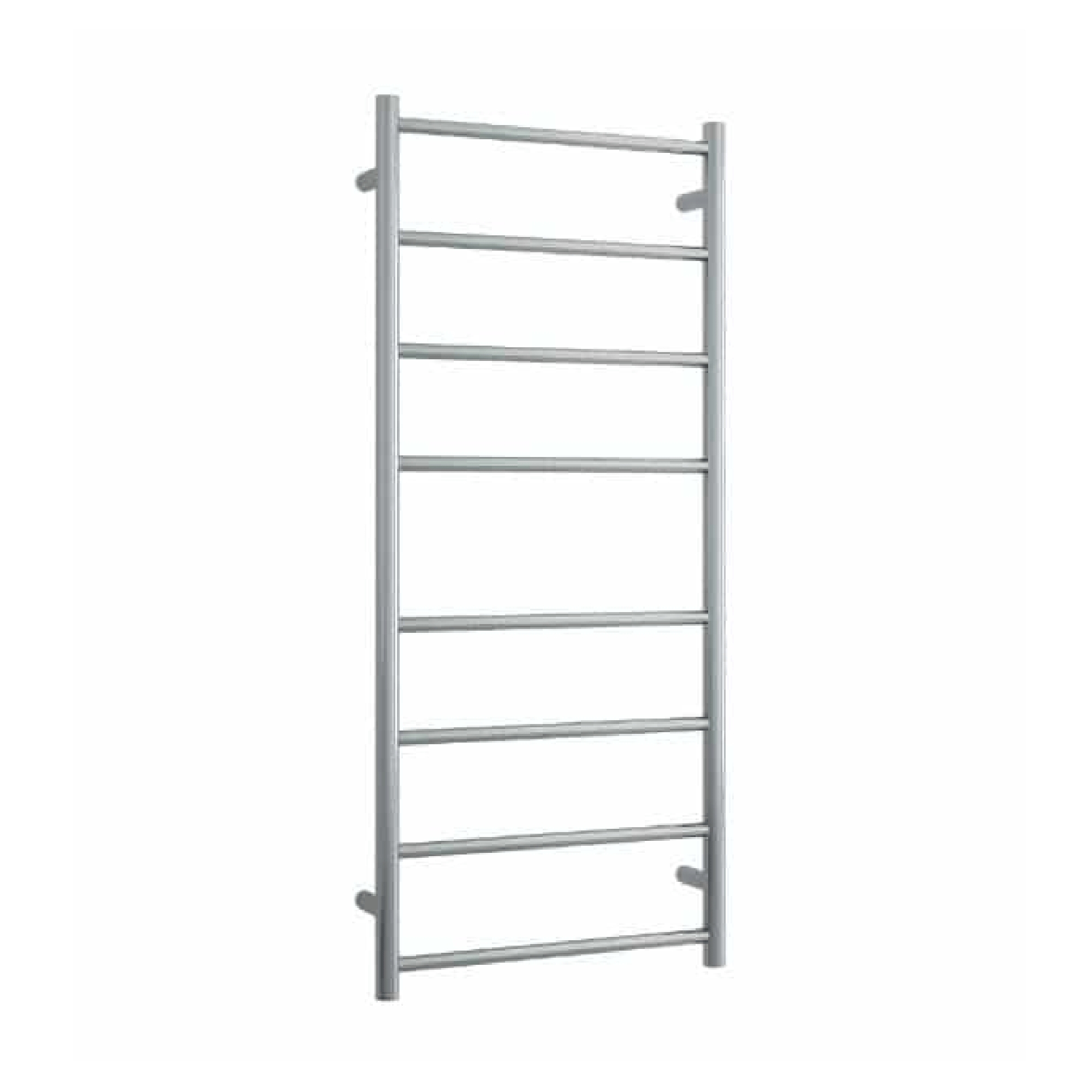 THERMORAIL - SRB27M Brushed Straight Round Ladder Heated Towel Rail - Heated Towel Rails - from our - THERMORAIL - supplier–available at Bathroom City Perth