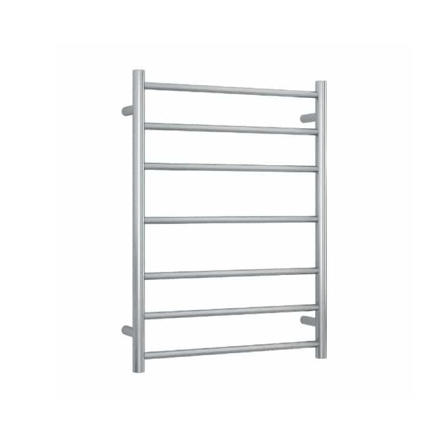 THERMORAIL - SRB4412 Brushed 12Volt Round Ladder Heated Towel Rail - Heated Towel Rails - from our - THERMORAIL - supplier–available at Bathroom City Perth