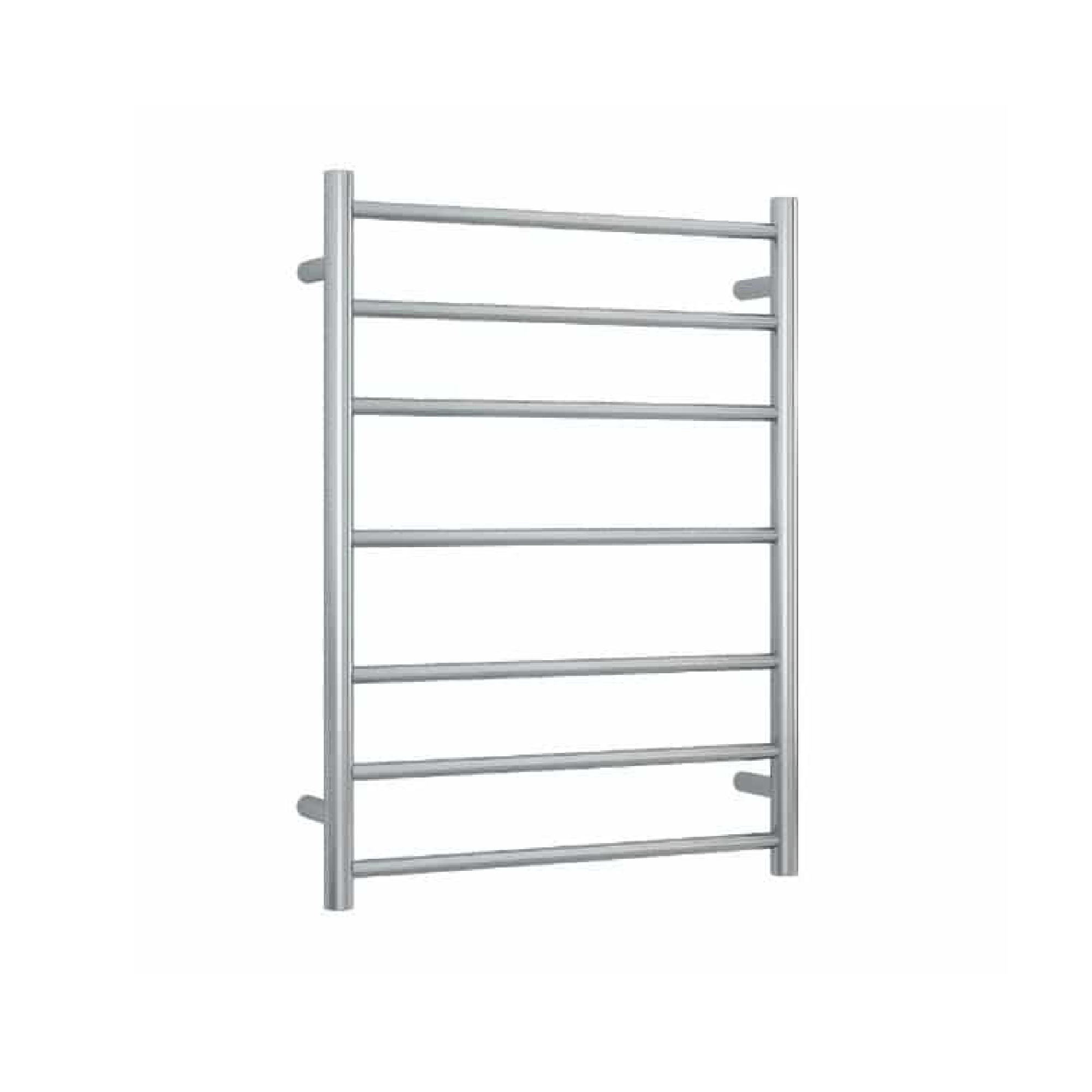 THERMORAIL - SRB4412 Brushed 12Volt Round Ladder Heated Towel Rail - Heated Towel Rails - from our - THERMORAIL - supplier–available at Bathroom City Perth
