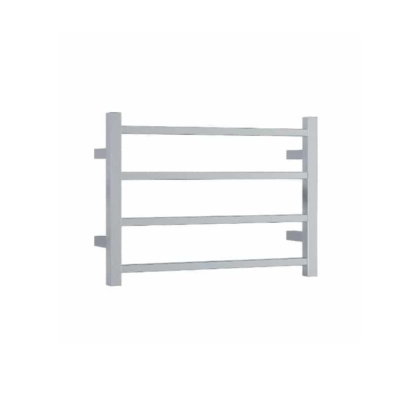 THERMORAIL - SS40M Straight Square Polished Ladder Heated Towel Rail - Heated Towel Rails - from our - THERMORAIL - supplier–available at Bathroom City Perth