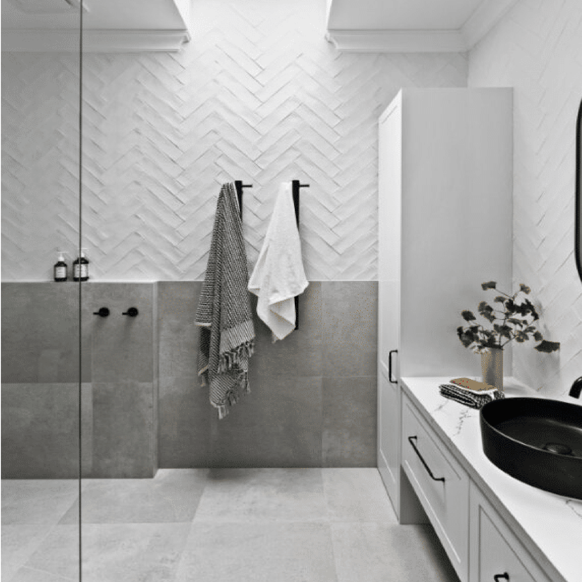 THERMORAIL - VSH900HB Matt Black Round 240Volt Vertical Single Heated Rail - Heated Towel Rails - from our - THERMORAIL - supplier–available at Bathroom City Perth