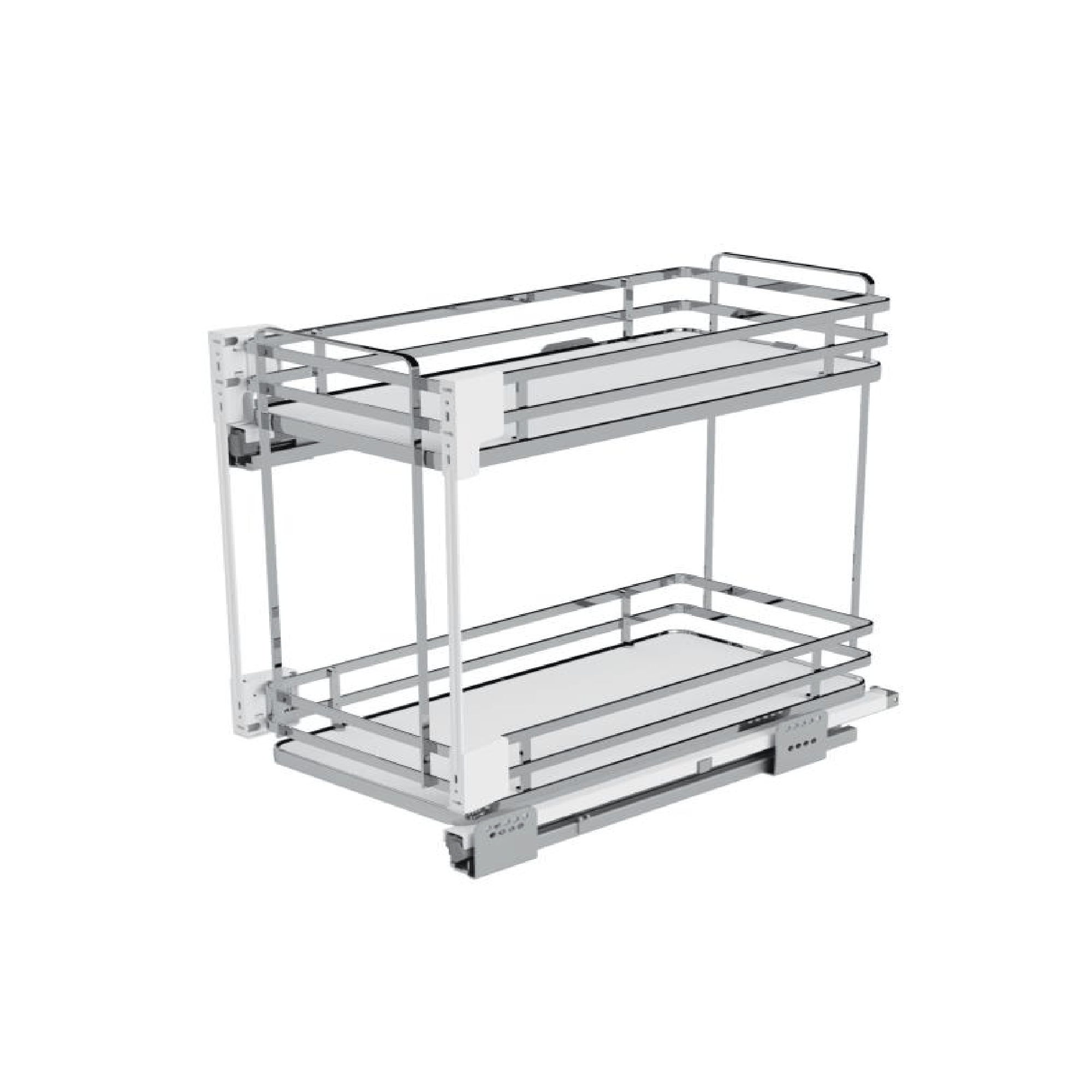 W&B - SIGE™ 300mm Bottom Mount Soft Close Bottle Rack - Kitchen Shelf - from our - Wilson & Bradley - supplier–available at Bathroom City Perth