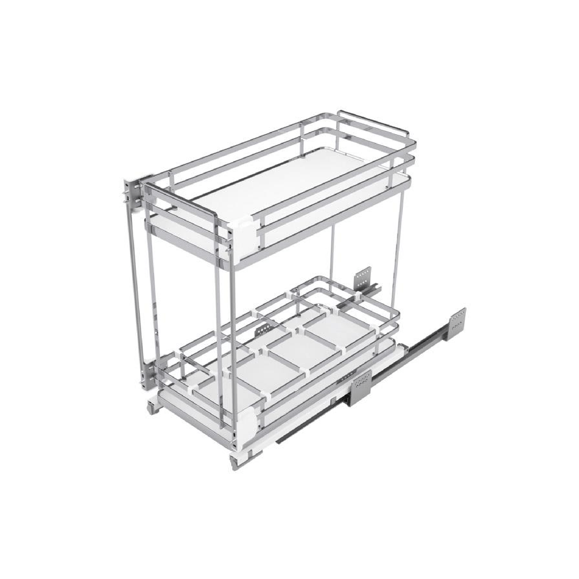 W&B - SIGE™ 450mm Bottom Mount Soft Close Bottle Rack - Kitchen Shelf - from our - Wilson & Bradley - supplier–available at Bathroom City Perth