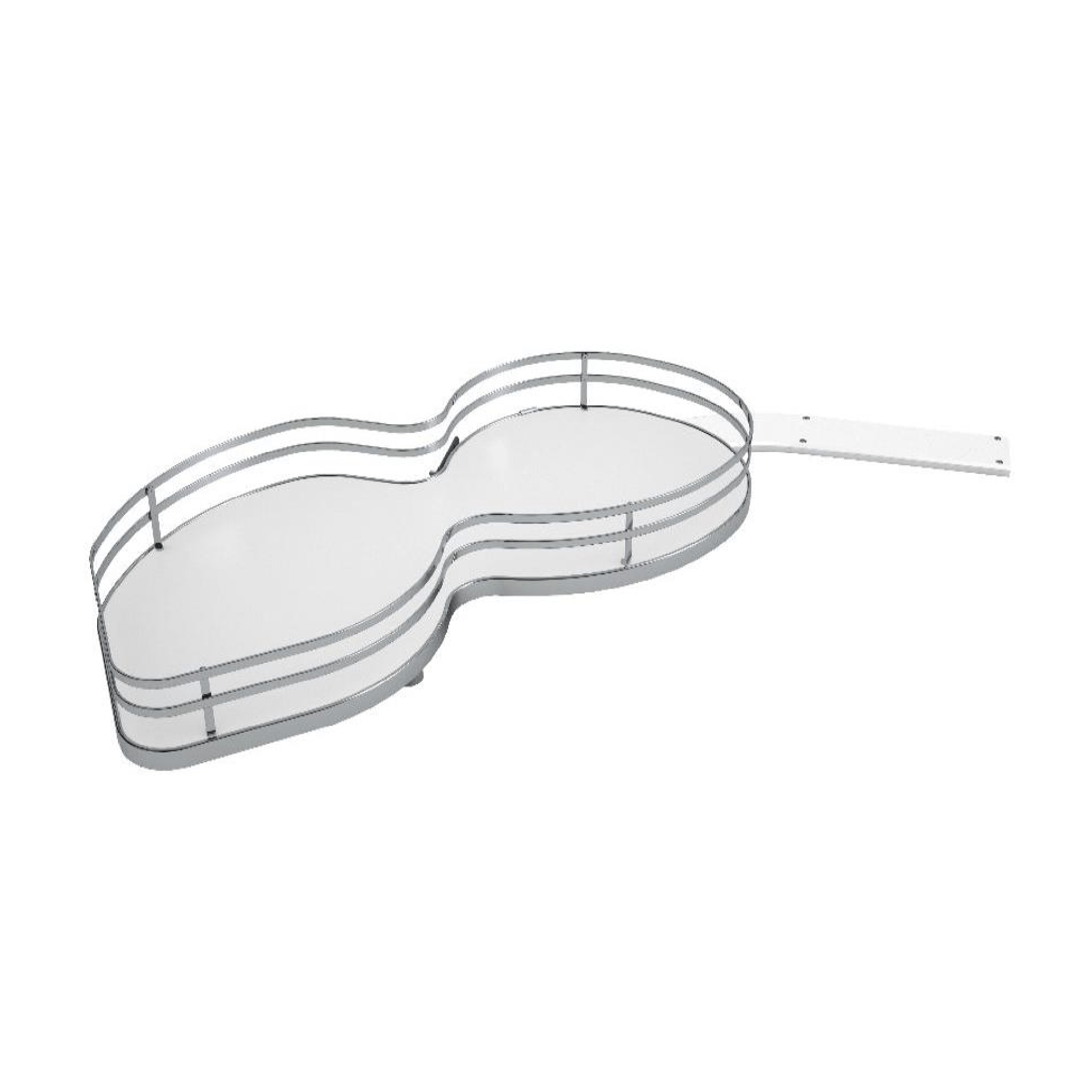 W&B - SIGE™ Left Hand Kidney Shelves - Kitchen Shelf - from our - Wilson & Bradley - supplier–available at Bathroom City Perth