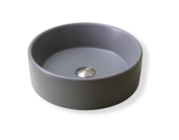 MELA - DAVISSON Matte Grey Above Counter Basin