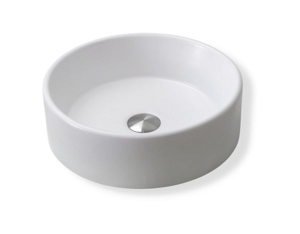 MELA - DAVISSON Matte White Above Counter Basin