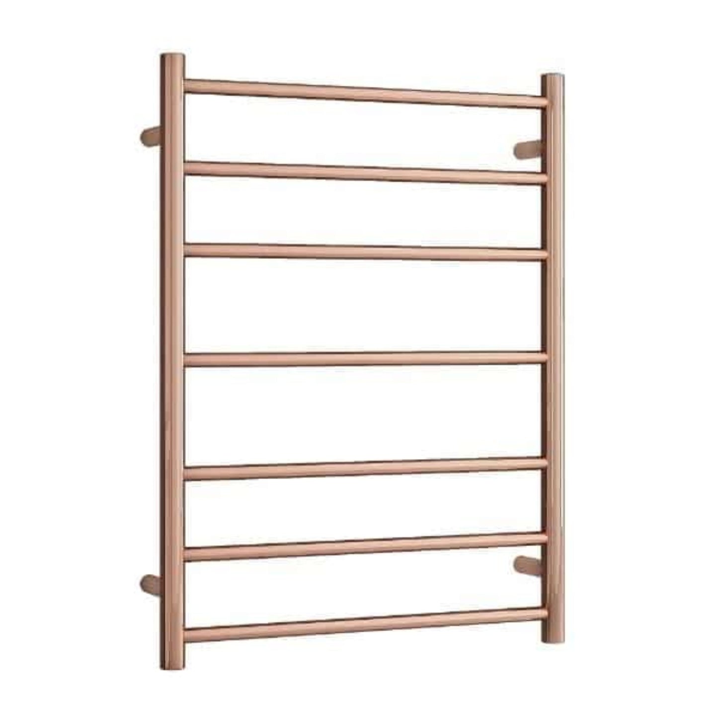 THERMORAIL - SR44MRG Polished Rose Gold Round Heated Ladder Rail