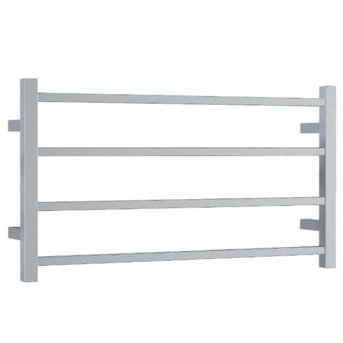 THERMORAIL - SS81M Straight Square Polished Ladder Heated Towel Rail