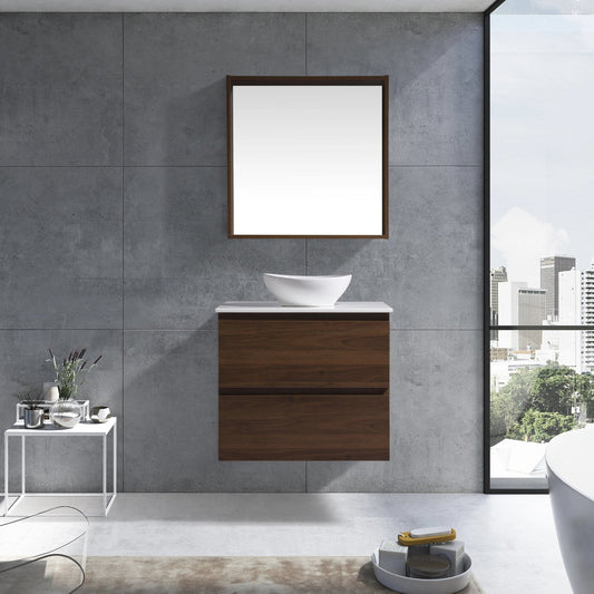 MELA - CLARK 900 Walnut Wall Hung Vanity with 2 DrawersVanities – available at Bathroom City Perth