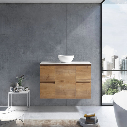 MELA - PADDY 1200 Snafell Wall Hung Vanity with Door & DrawersVanities – available at Bathroom City Perth