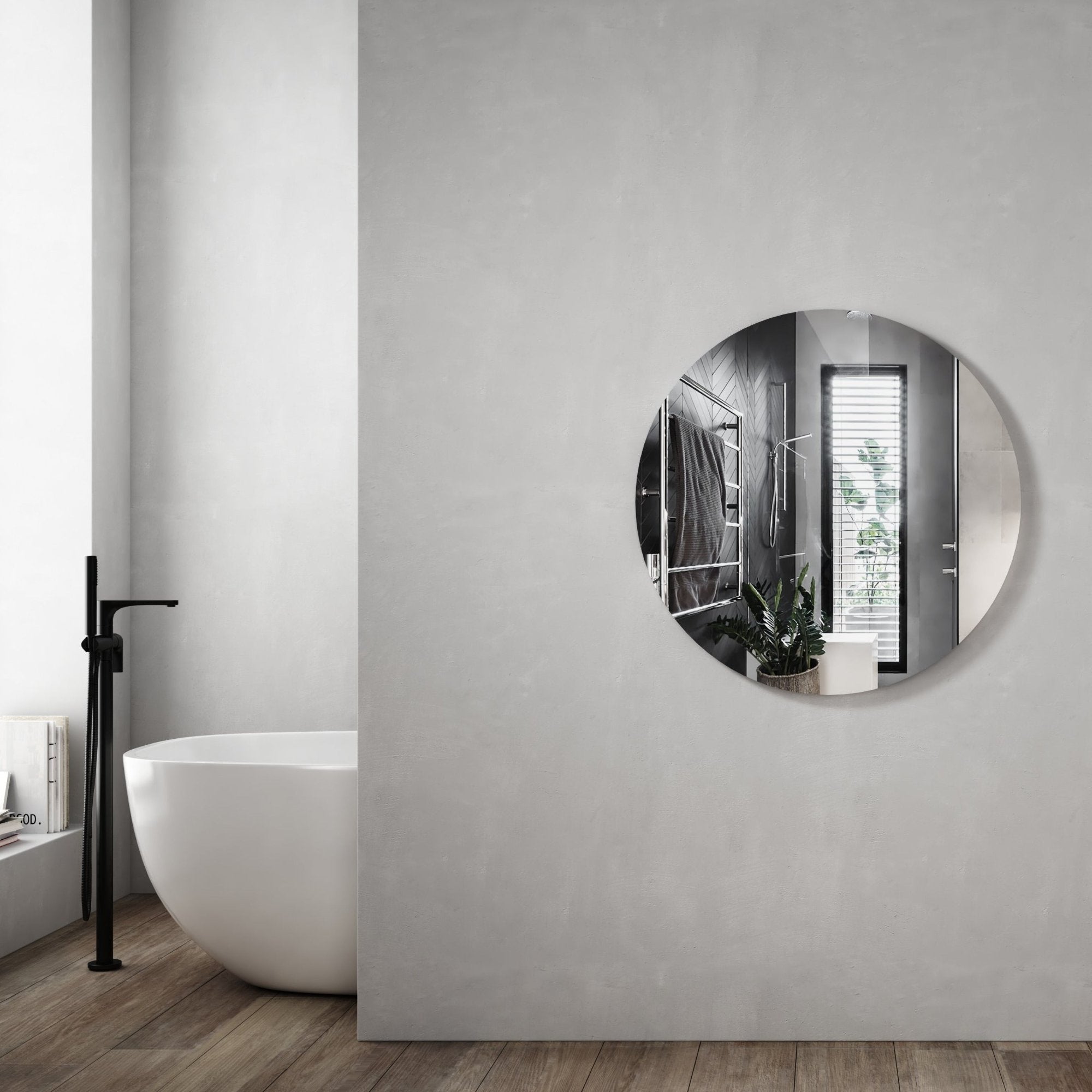 MELA - SURI 900 Round MirrorMirror – available at Bathroom City Perth