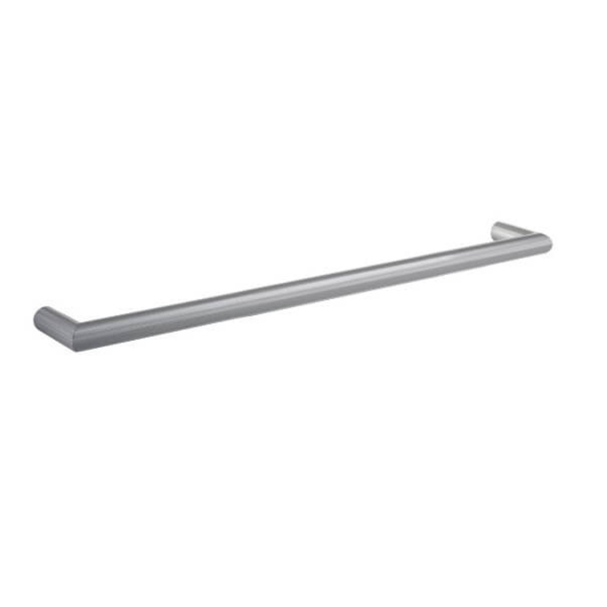 THERMORAIL - DSR6BR Round Brushed Single Bar Heated Towel RailHeated Towel Rails – available at Bathroom City Perth