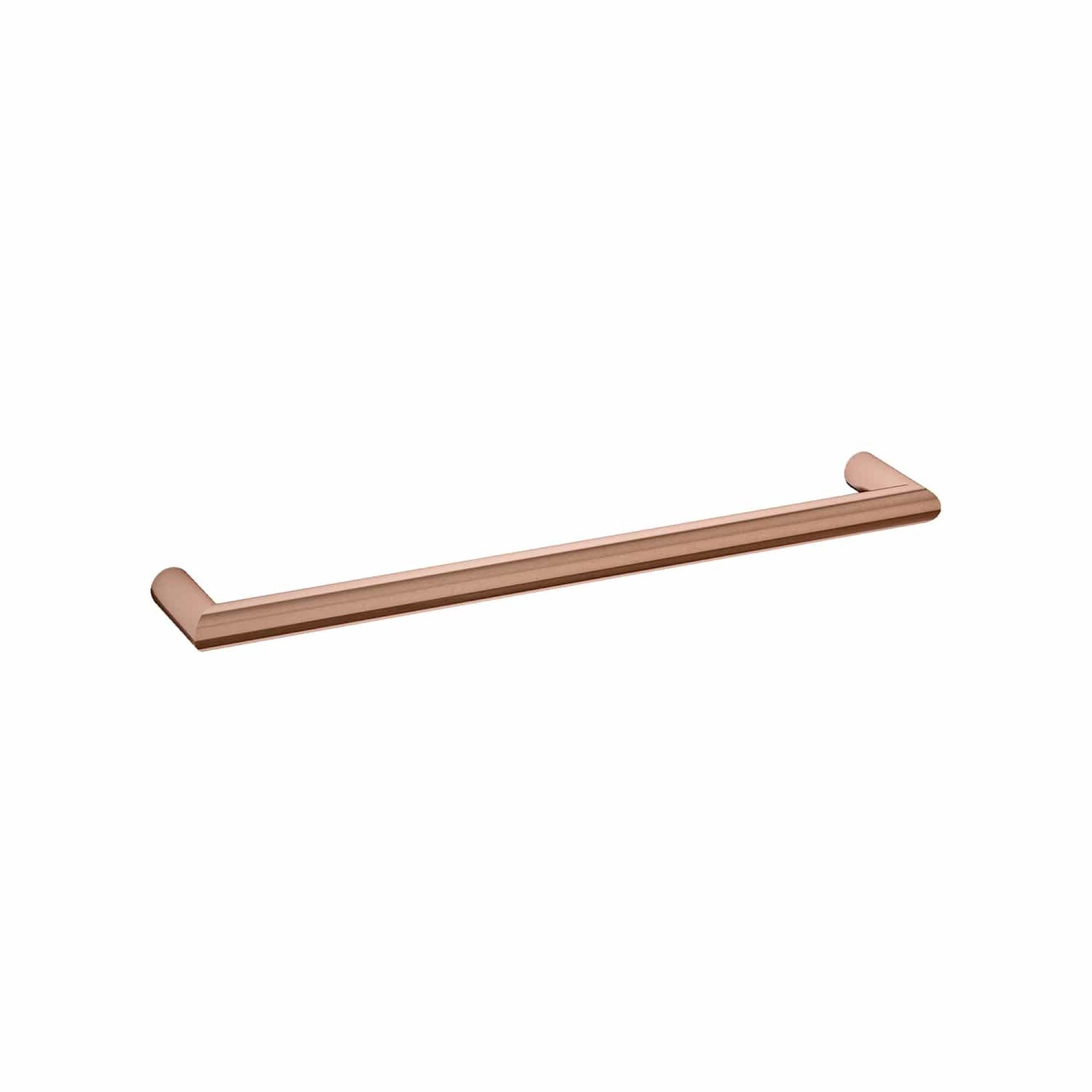 THERMORAIL - DSR6RG Rose Gold Round Single Bar Heated Towel RailHeated Towel Rails – available at Bathroom City Perth
