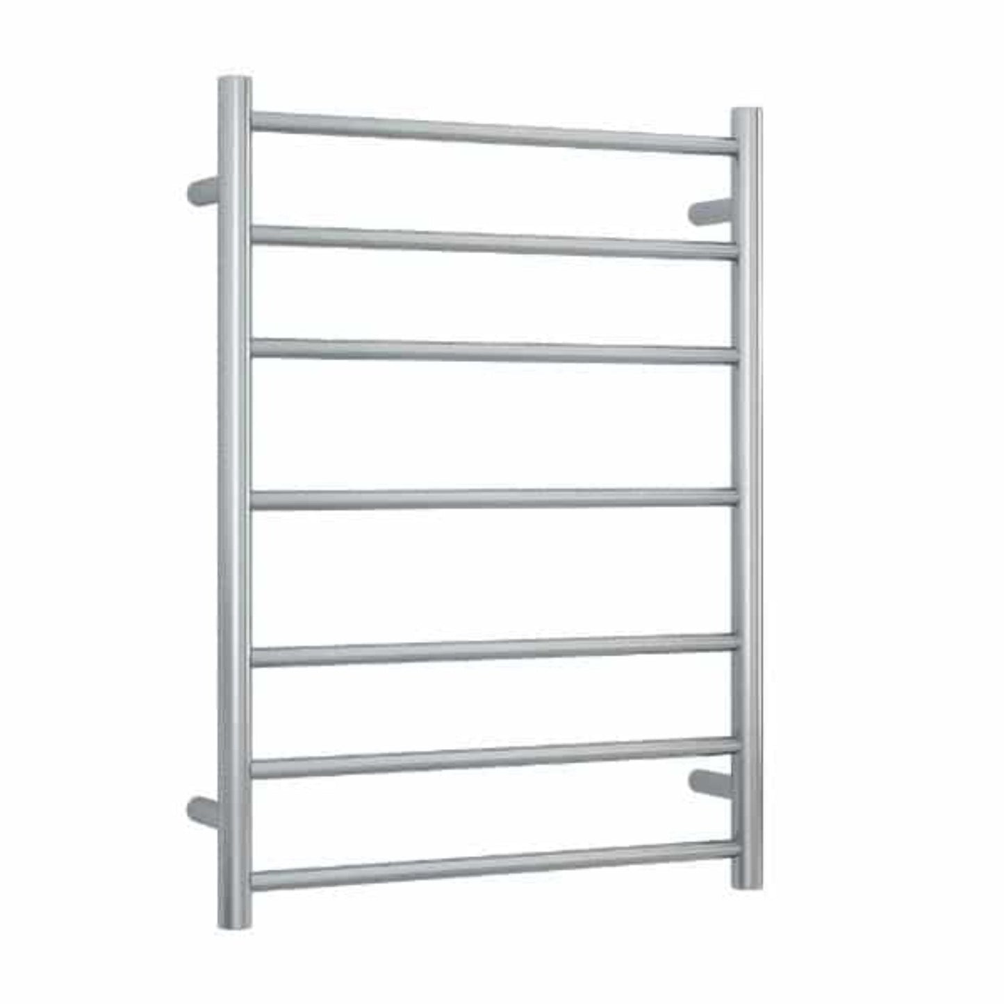 THERMORAIL - SRB44M Brushed Straight Round Ladder Heated Towel RailHeated Towel Rails – available at Bathroom City Perth