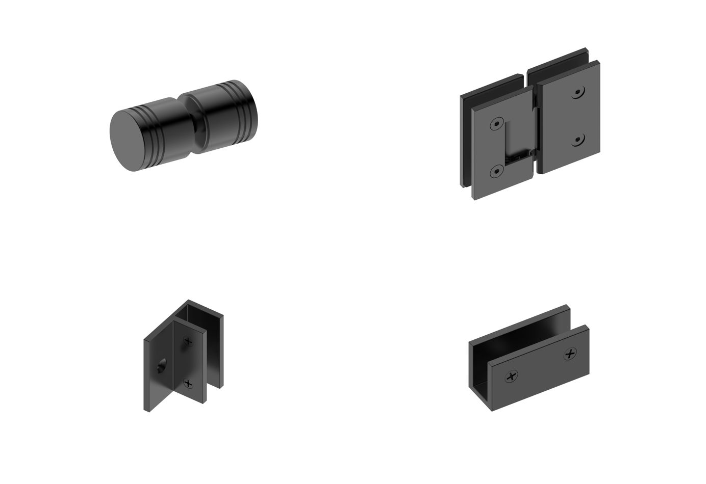 MELA - Shower Screen Hardware - Bathroom City