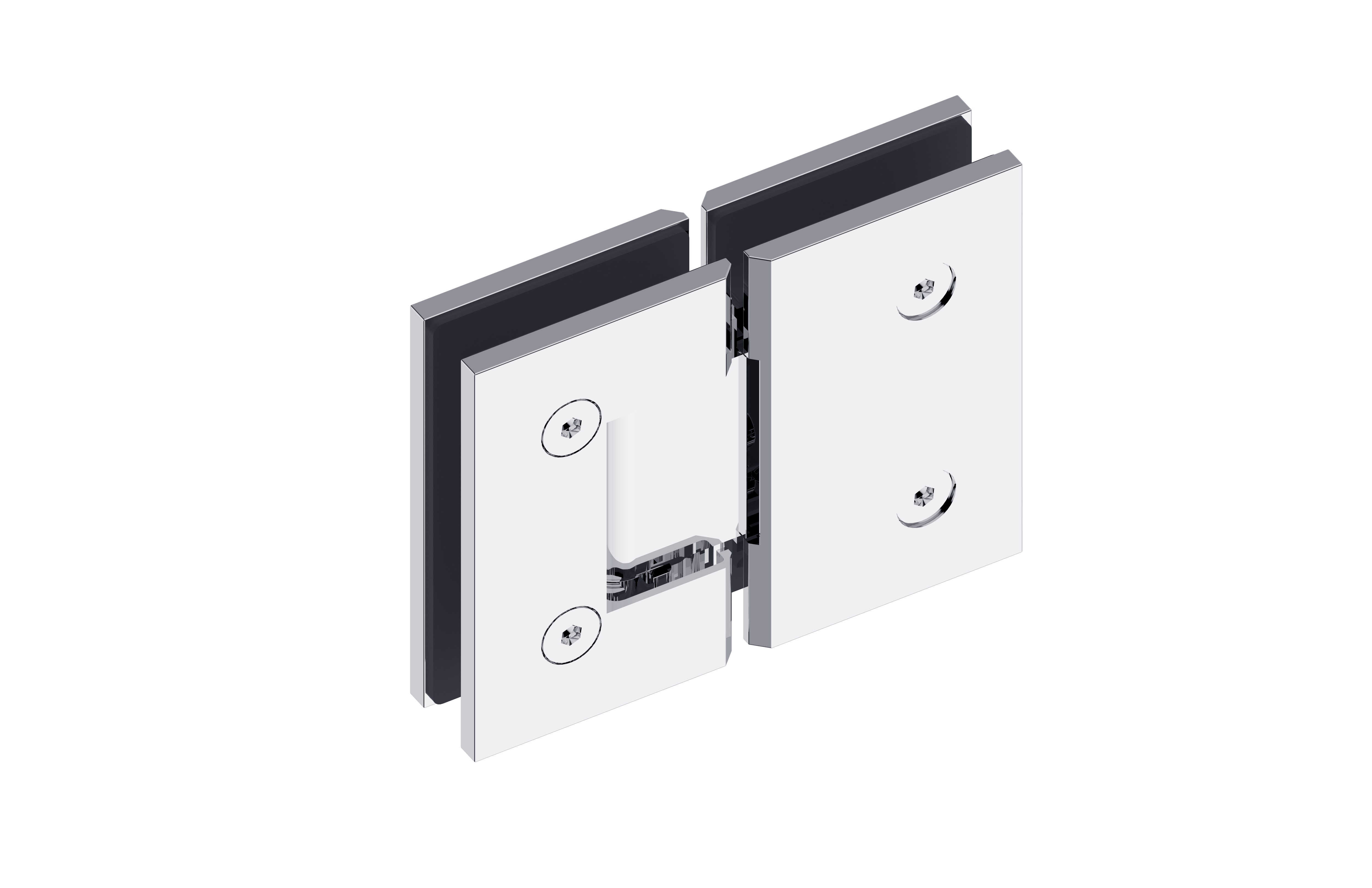 MELA - Option Set Finish Upgrade For Corner Shower Screen Chrome-Option set-available at Bathroom City Perth
