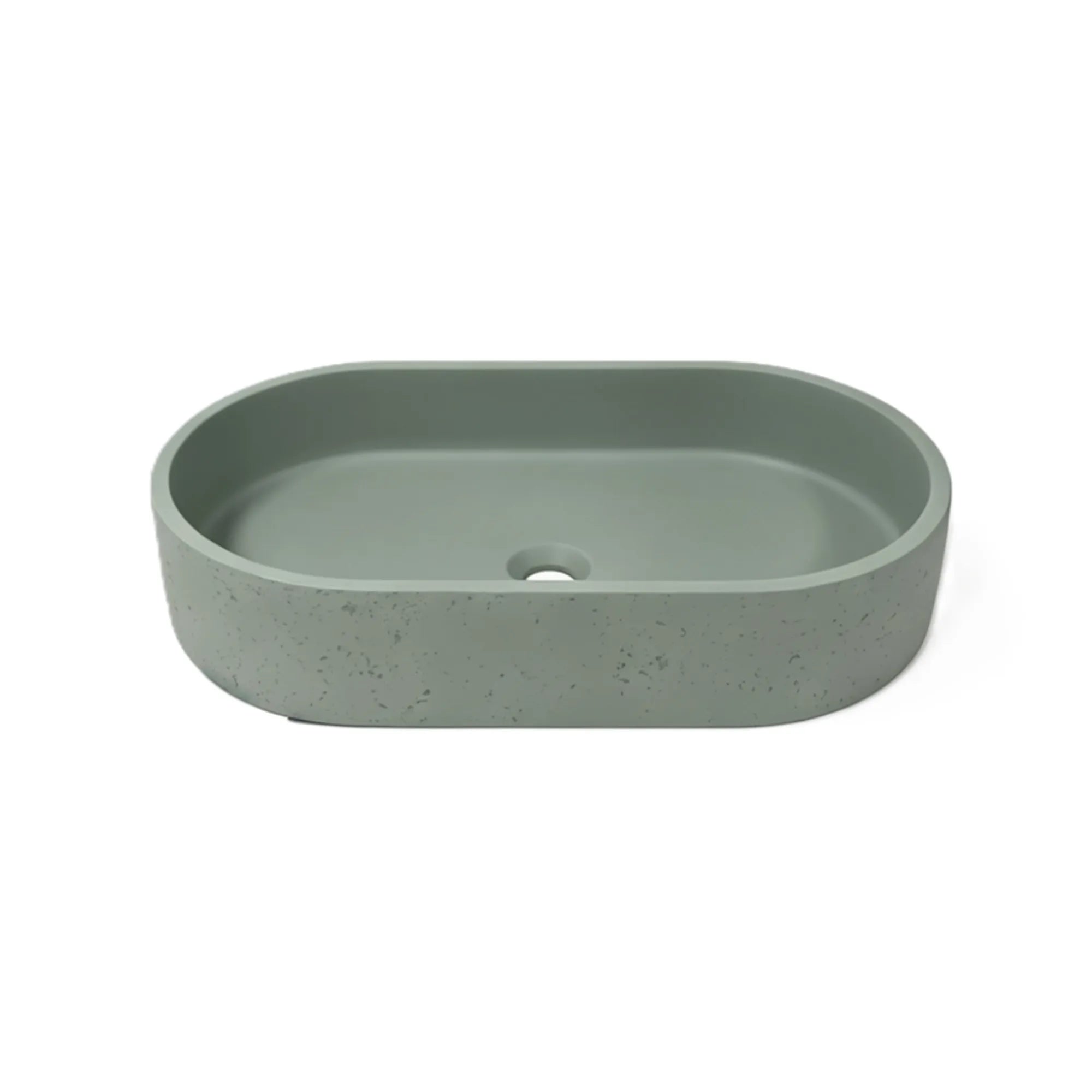 MELA - JADE Sage Above Counter Concrete Basin
