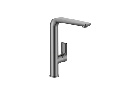 MELA - PALCO Gooseneck Kitchen Mixer Brushed Nickel