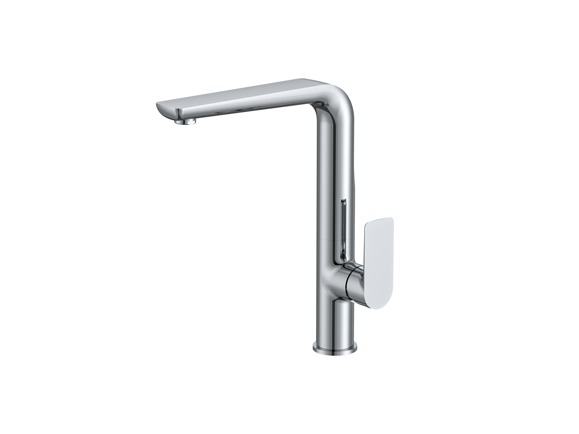 MELA - PALCO Gooseneck Kitchen Mixer Chrome
