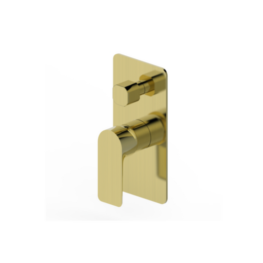 MELA - PALCO Shower/Bath Wall Mixer with Diverter Brushed Brass