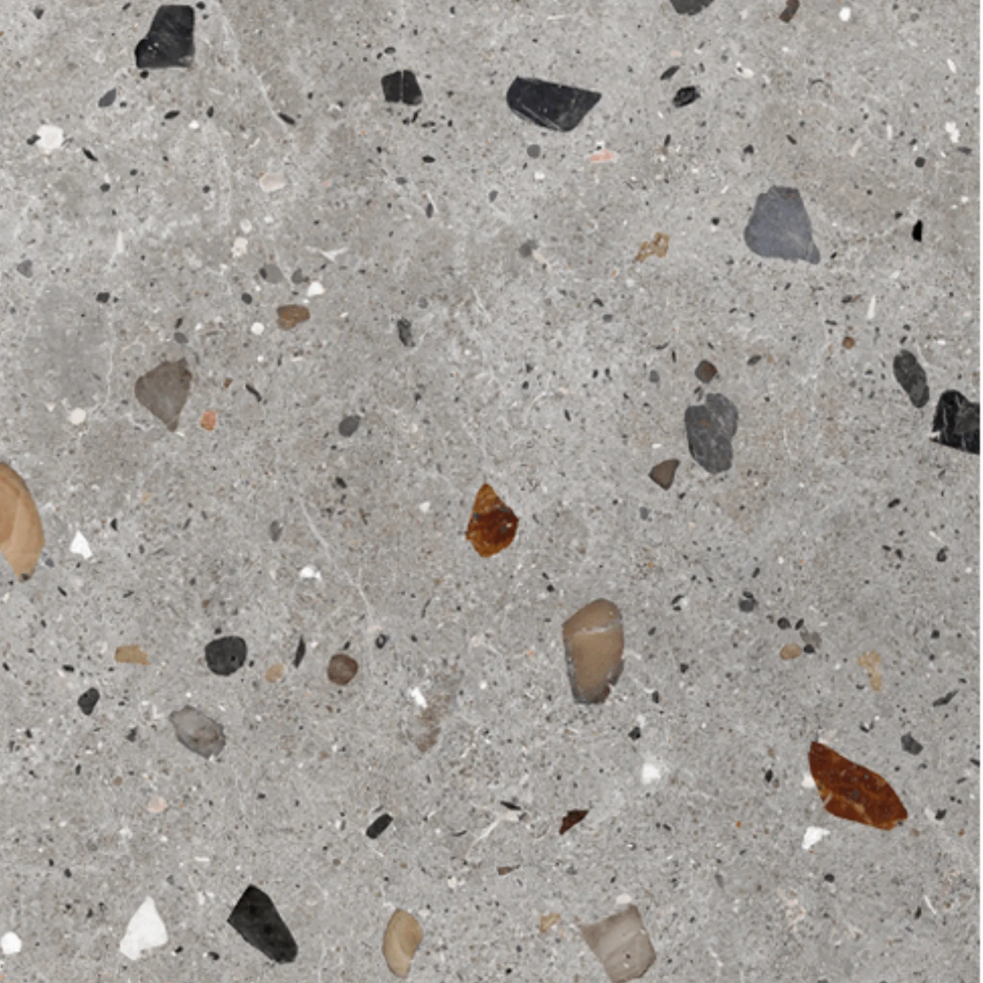 EAST WEST CERAMICS - Pietra Terrazzo Light Grey 300x300mm Matt