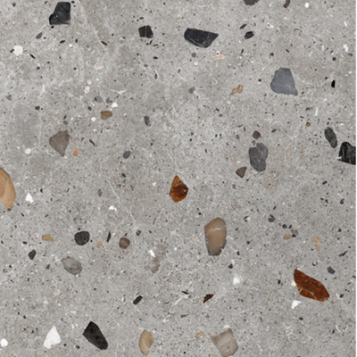 EAST WEST CERAMICS - Pietra Terrazzo Light Grey 300x300mm Matt