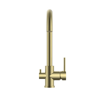 MELA - RONDO Filter Sink Mixer Brushed Brass