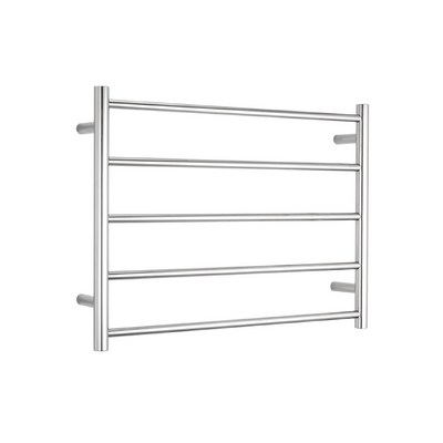 RADIANT - 12V - RTR03 Low Voltage Heated Round Ladder 750x550mm Mirror Polished - Heated Towel Rails - from our - Radiant - supplier–available at Bathroom City Perth