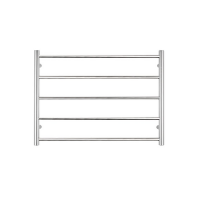 RADIANT - 12V - RTR03 Low Voltage Heated Round Ladder 750x550mm Mirror Polished - Heated Towel Rails - from our - Radiant - supplier–available at Bathroom City Perth