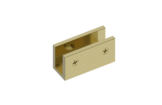 MELA - Shower U Brackets Brushed Brass