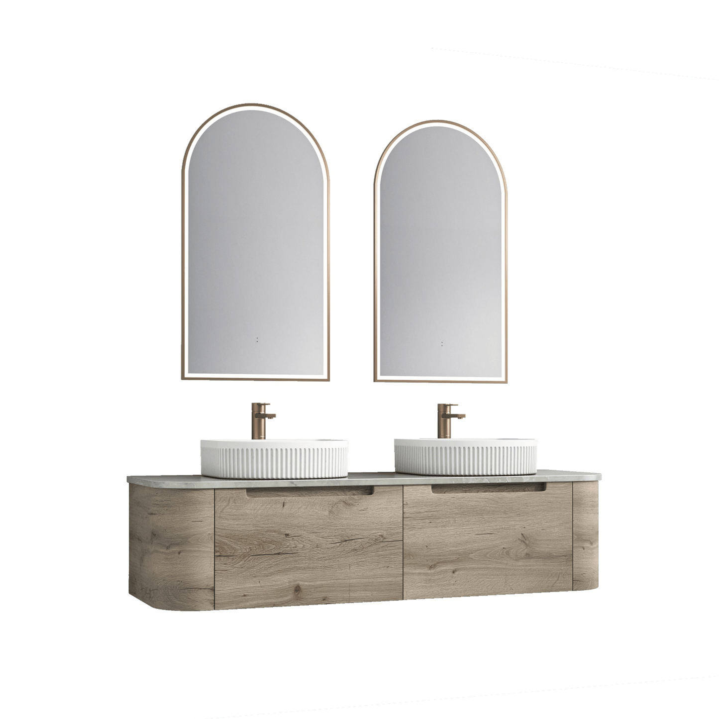 AULIC - Hamilton Wall Hung 1500mm - Vanities - from our - Aulic - supplier–available at Bathroom City Perth