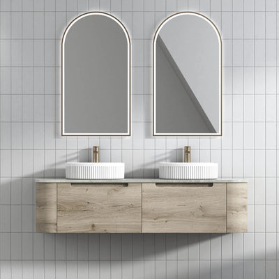 AULIC - Hamilton Wall Hung 1500mm-Vanities-from our-Aulic-supplier–available at Bathroom City Perth