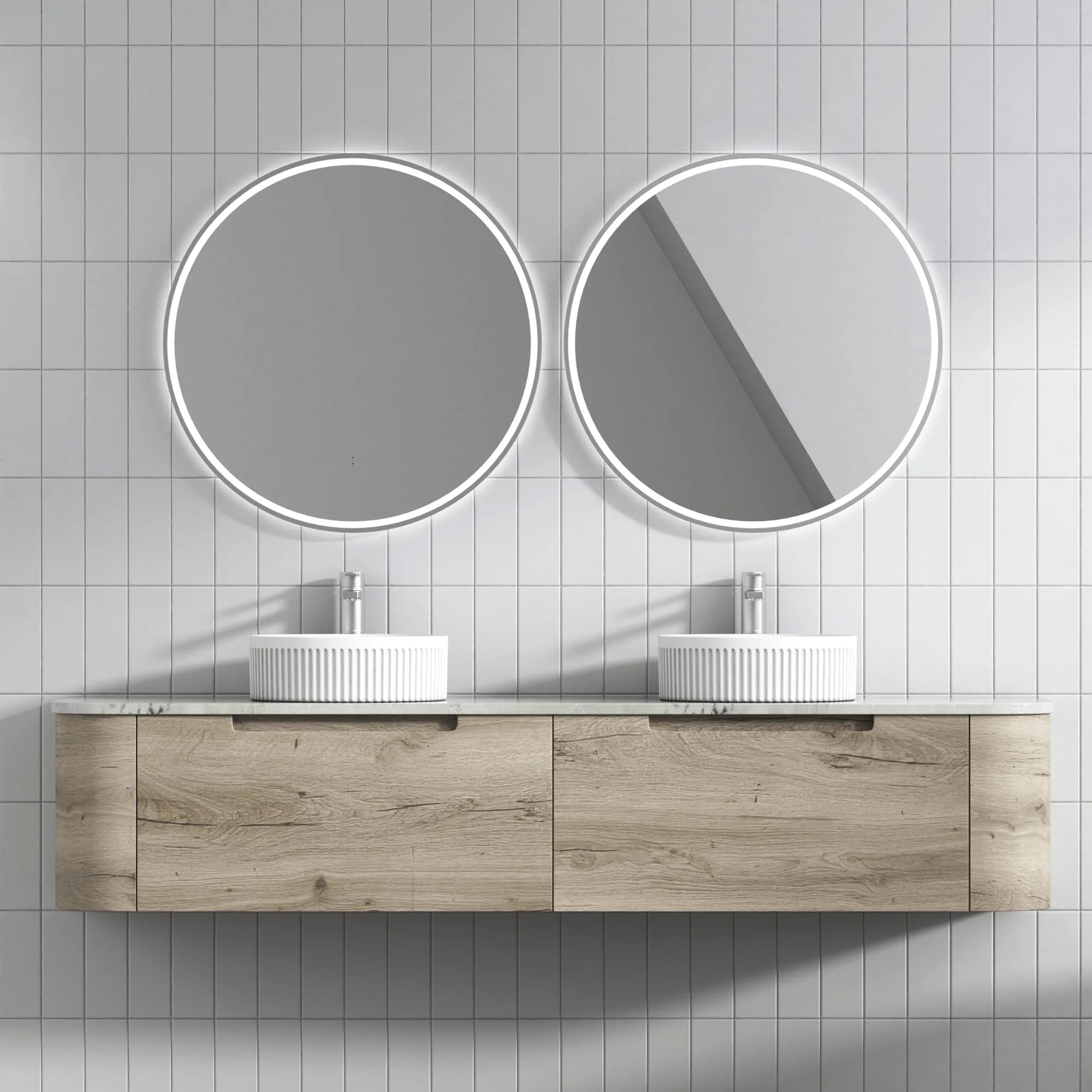 AULIC - Hamilton Wall Hung 1800mm-Vanities-from our-Aulic-supplier–available at Bathroom City Perth