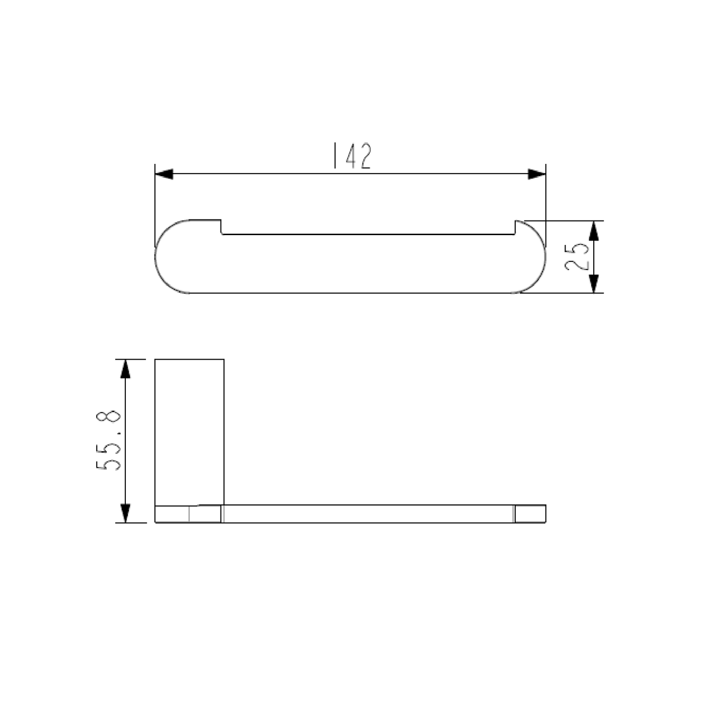 MELA - PALCO/RONDO Paper Holder Black