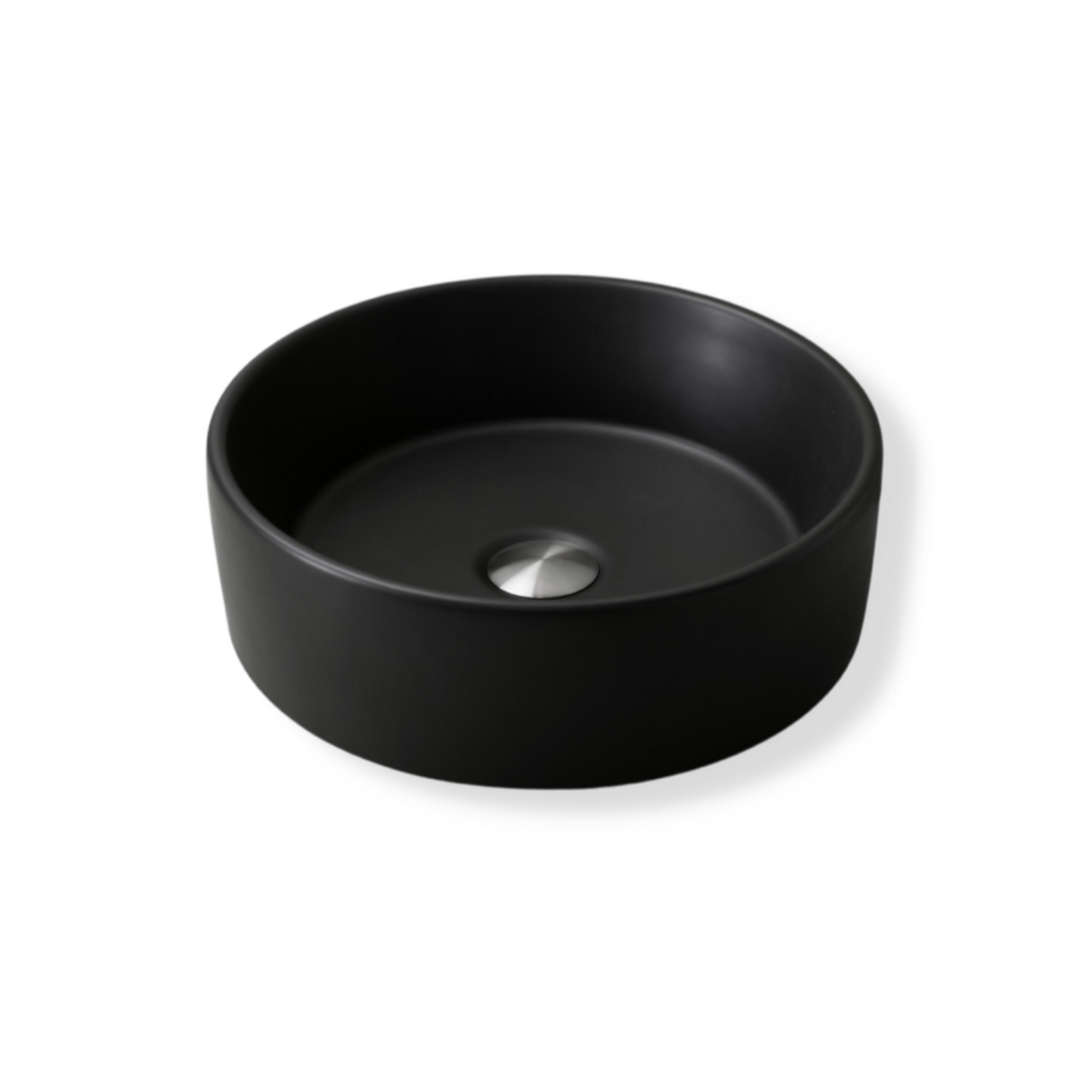 MELA - DAVISSON Matt Black Above Counter Basin