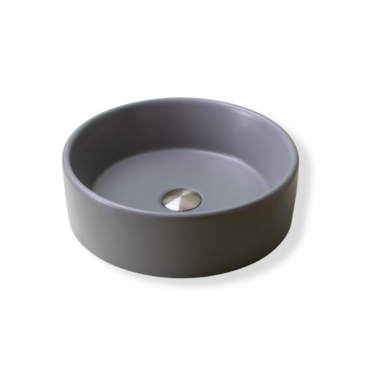 MELA - DAVISSON Matt Grey Above Counter Basin