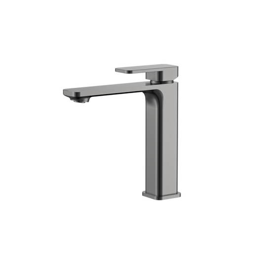 MELA - FLOVA Medium Basin Mixer Brushed Nickel