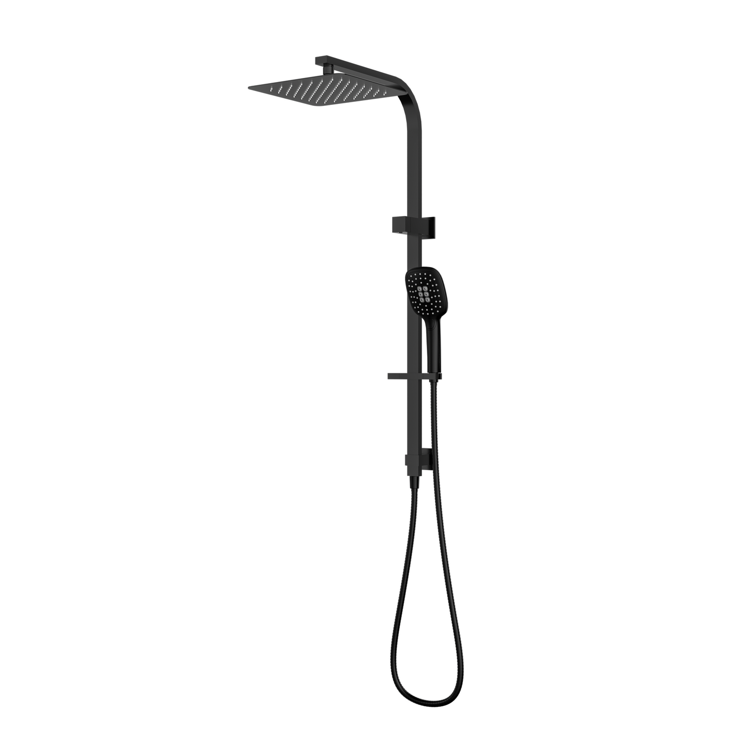 MELA - FLOVA Twin Combo Shower Set with Rail Black
