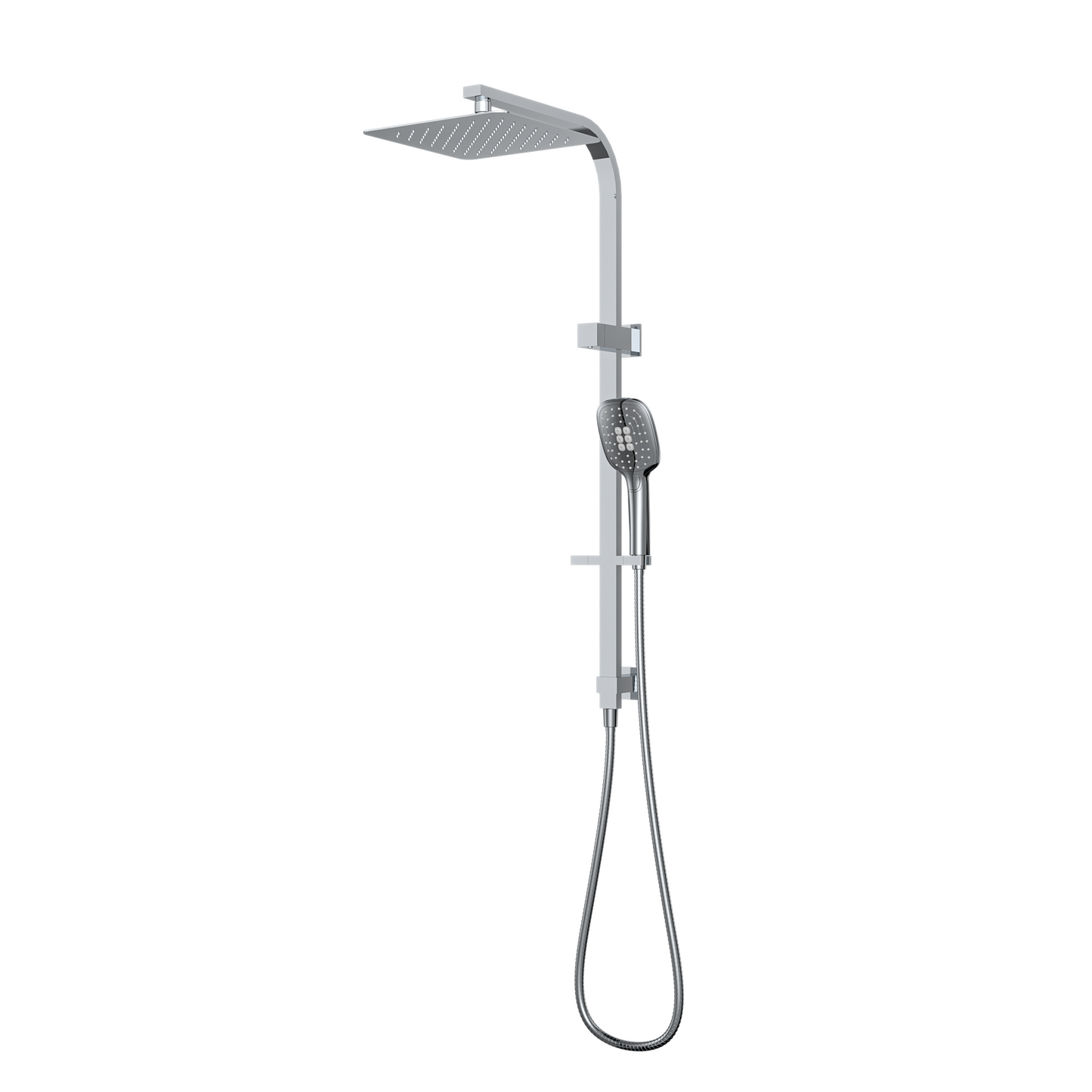 MELA - FLOVA Twin Combo Shower Set with Rail Chrome